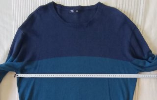 Jersey TEX Hombre Algodón Azul Talla XXL