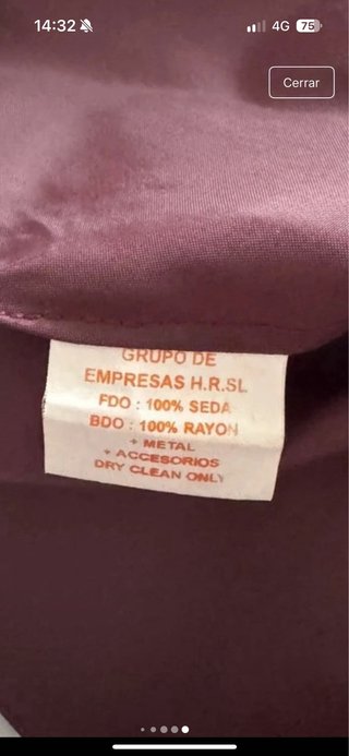 Top de seda vintage Precchio estampado