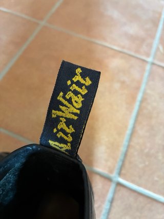 Botas Dr. Martens piel azul marino