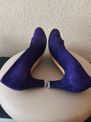 Zapatos de tacón Barón púrpura