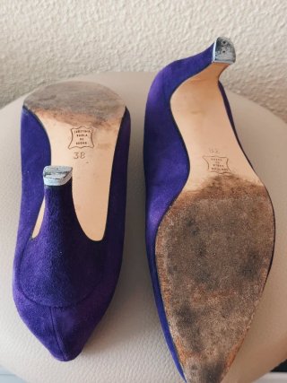 Zapatos de tacón Barón púrpura