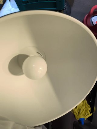 Lámpara de techo industrial Ikea negra