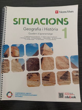 Geografia i història, 1 ESO, Situacions Quadern...