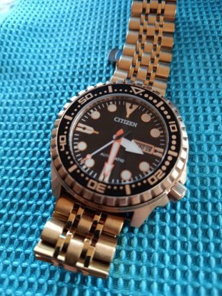 Reloj Citizen Automático dorado y original 100ATM