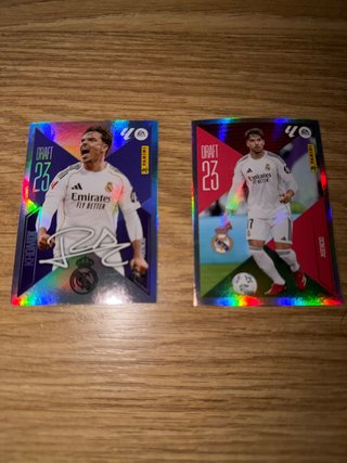 Lote 2 Cromos Asencio Panini 26/27