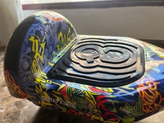 Hoverboard con diseño de grafiti  luces y bluetoot