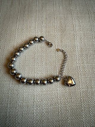 Bracciale con ciondolo a cuore