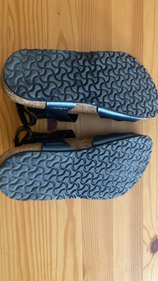 Sandalias Birkenstock Plata Talla 35
