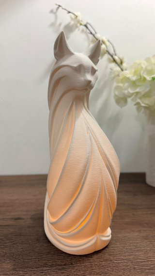 Luminária Gato Artística