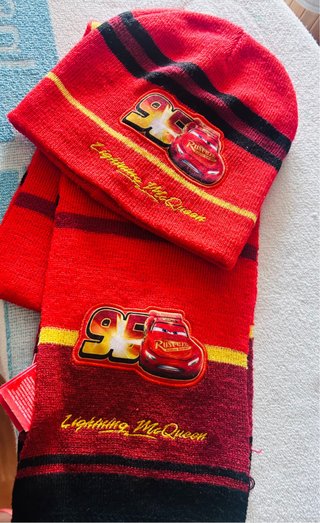 Set de Gorro y Bufanda Cars