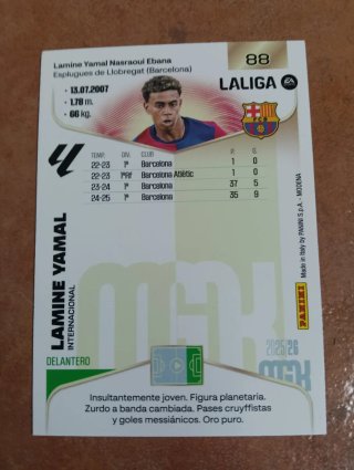 2 Cromos Lamine Yamal Panini