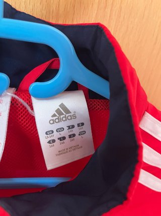 Chaqueta Adidas Roja Casual Talla S