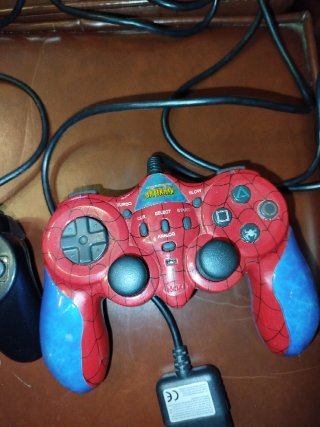 Mandos PS2 Sony DualShock 2 + Mando Marvel