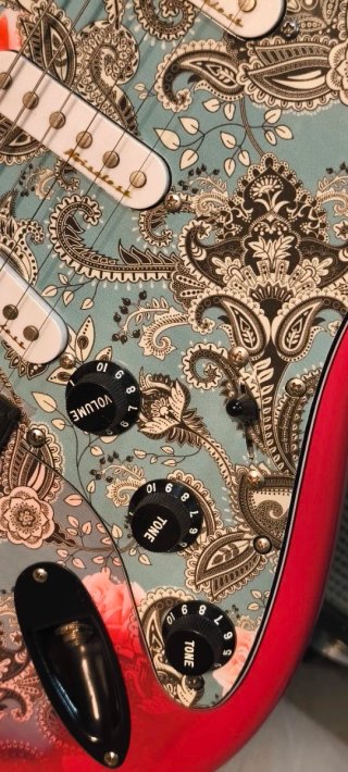 Teisco Stratocaster Japan '72 Paisley Refin