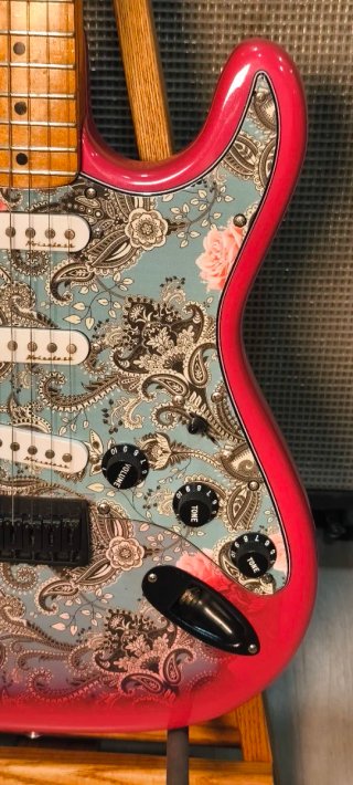 Teisco Stratocaster Japan '72 Paisley Refin