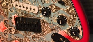 Teisco Stratocaster Japan '72 Paisley Refin