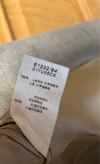 Americana blazer lana El Corte Inglés Talla 50