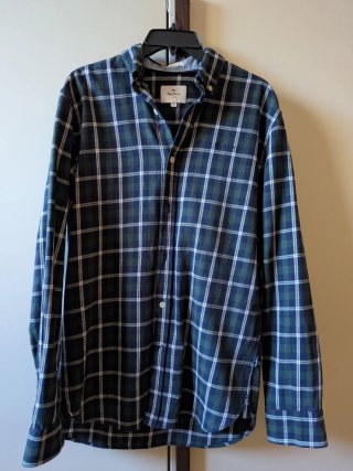Camicia Pepe Jeans a quadri blu e verde