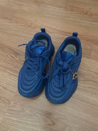 Zapatillas niña azules