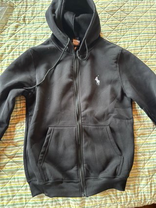 Chaqueta Polo Ralph Lauren Negra Cremallera