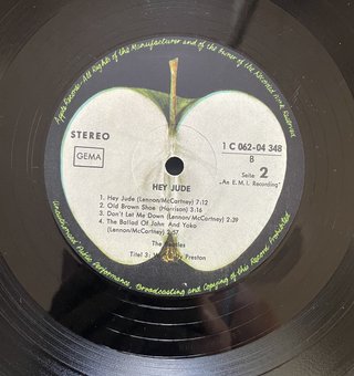 Vinilo The Beatles Hey Jude en buen estado
