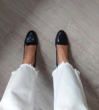 Zapatos de Piel Negros Angari Talla 40