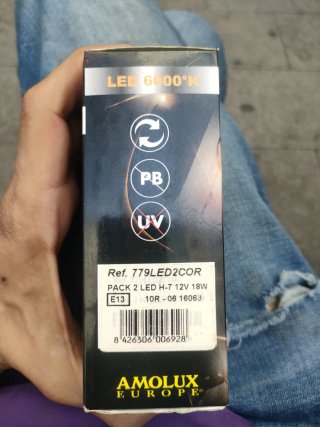 Bombillas LED Coche AMOLUX 6000K