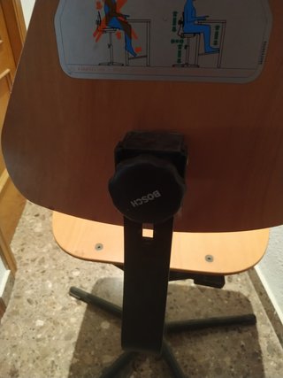 Sedia da Disegno Bosch in Legno e Metallo