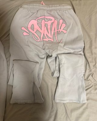 Chándal Syna World Gris y rosa