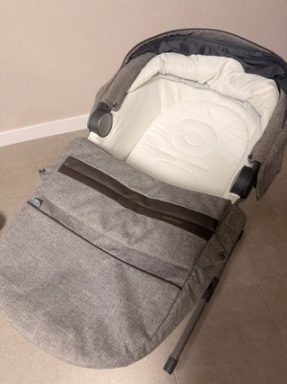 Carrito Inglesina Aptica Mineral Grey 3 piezas