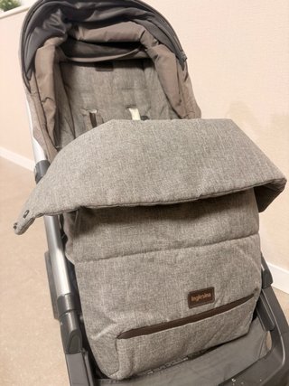 Carrito Inglesina Aptica Mineral Grey 3 piezas
