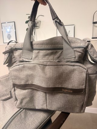 Carrito Inglesina Aptica Mineral Grey 3 piezas