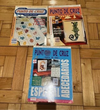 Lote revistas punto de cruz