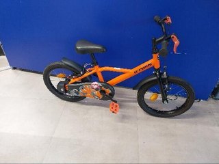 Bicicleta niños 16 pulgadas Btwin 500 Robot naranja 4,5-6