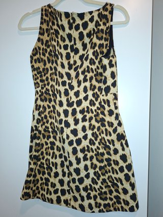 Vestido Zara Leopardo Corto