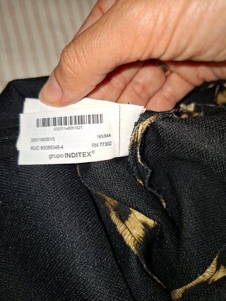 Vestido Zara Leopardo Corto