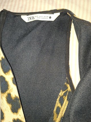 Vestido Zara Leopardo Corto