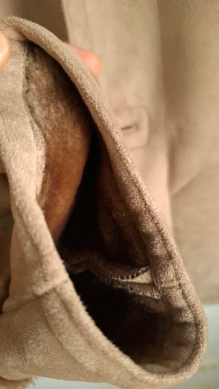 Abrigo borreguito camel Mac Clows T48