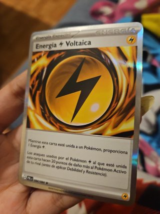 Carta Pokémon Energía Voltaica