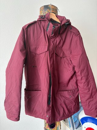 Parka Peaceful Hooligan burdeos