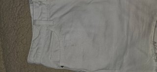 Pantalones cortos blancos rasgados T. XS
