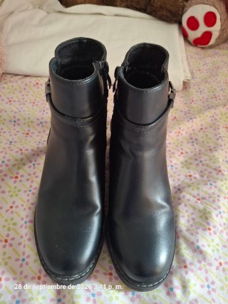 Botines negros, de plataforma d cuña