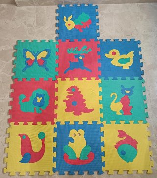 Suelo de Goma Espuma Infantil con Figuras