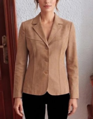 Americana Mujer Camel Talla L, muy buen estado