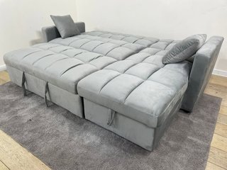 Sofá Cama Chaise Longue Gris 210cm