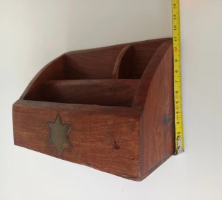 Organizador de Escritorio de Madera