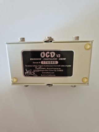 Pedal efecto guitarra. Fulltone OCD Overdrive V2