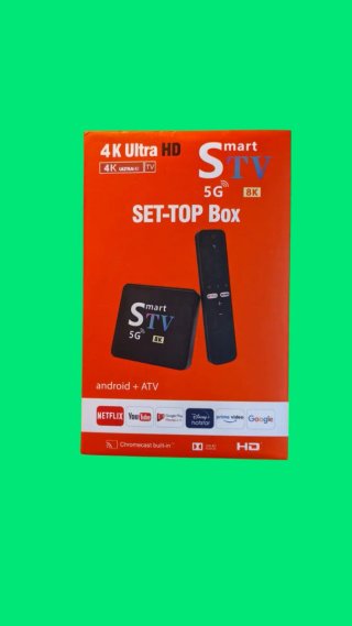 STV Smart TV Box 4K Ultra HD 5G 8K