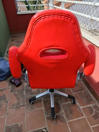 Silla gaming roja