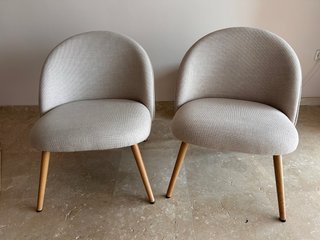 Set de 2 Sillones Beige